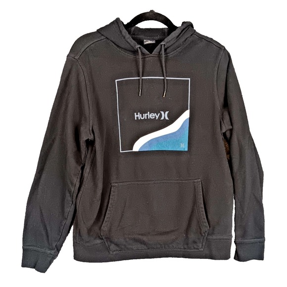 Hurley Other - Hurley‎ Men's Graphic Hoodie Jumper Medium Black